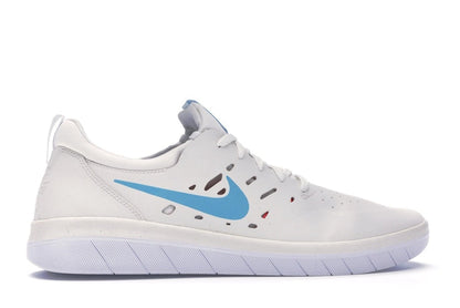 Nike SB Nyjah Summit White Light Blue Fury
