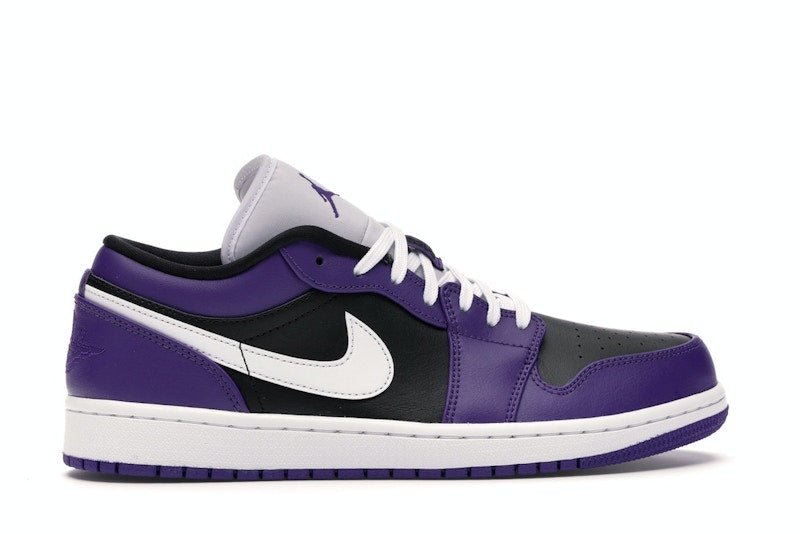 Jordan 1 Low Court Purple Black