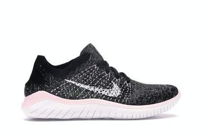 Nike Free RN Flyknit 2018 Black Pink Foam (Women's)