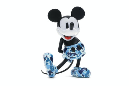BAPE x Mickey Mouse 90th Anniversary Figure Blue Camo