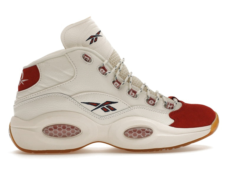 Reebok Question Mid Vintage Red Toe