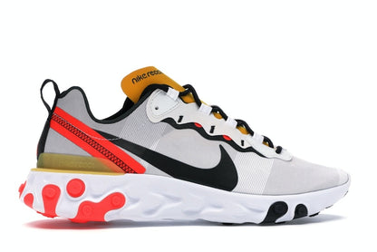 Nike React Element 55 White Black Crimson Gold