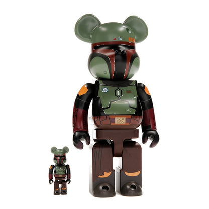 Bearbrick x Star Wars Boba Fett (Recovered Armor) 100% & 400% Set