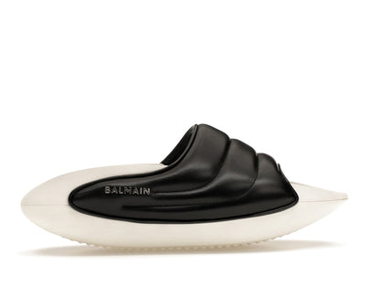 Balmain B-IT Mules Black White