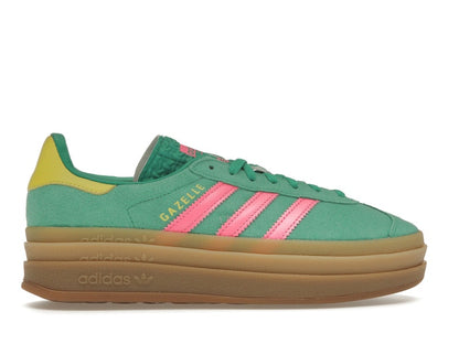 adidas Gazelle Bold Court Green Lucid Pink (Women's)