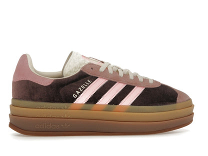 adidas Gazelle Bold Shadow Brown Warm Clay Glow Pink (Women's)