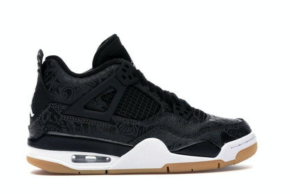 Jordan 4 Retro Laser Black Gum (GS)