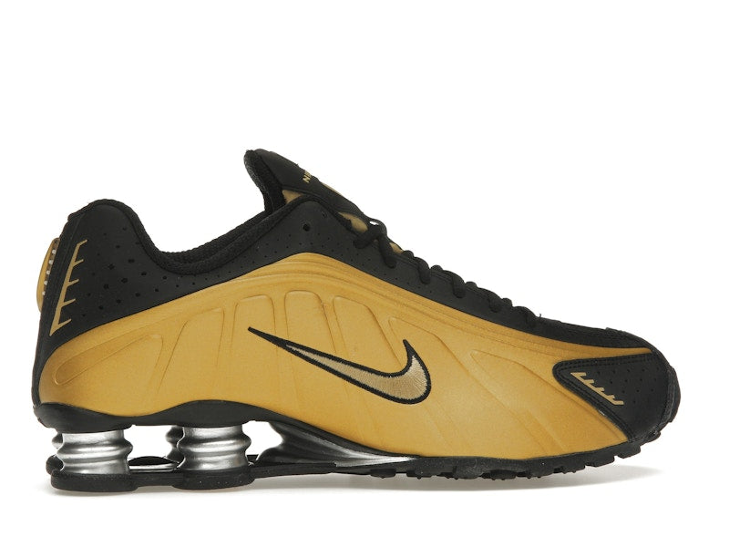 Nike Shox R4 Black Metallic Gold (Women's)