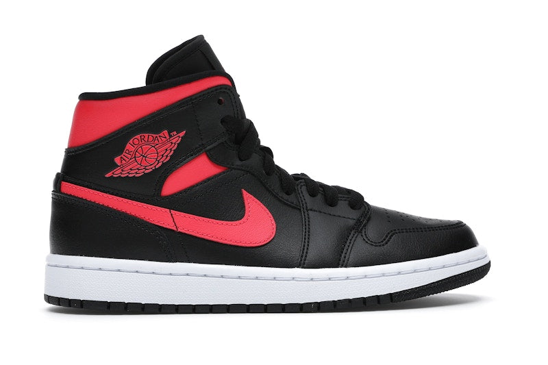 Jordan 1 Mid Black Siren Red (Women's)
