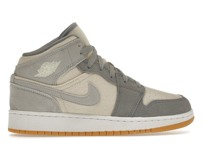 Jordan 1 Mid SE Coconut Milk Particle Grey (GS)