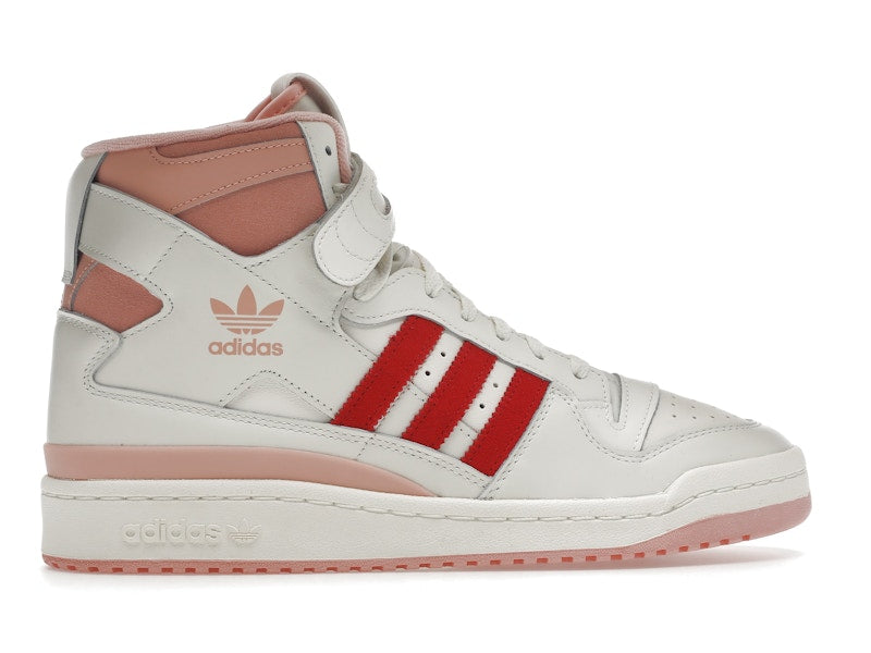 adidas Forum 84 Hi Off White Pink Red