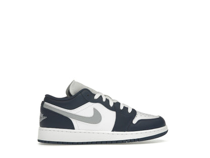 Jordan 1 Low Midnight Navy Wolf Grey (GS)