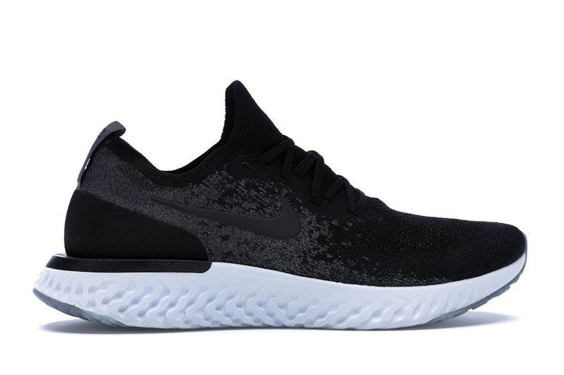 Nike Epic React Flyknit Black Dark Grey