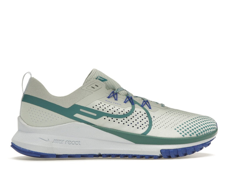 Nike React Pegasus Trail 4 Light Silver Racer Blue Football Grey Mineral Teal