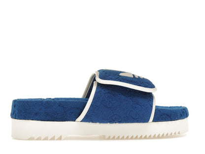 adidas x Gucci GG Platform Sandal Blue