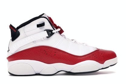Jordan 6 Rings White University Red
