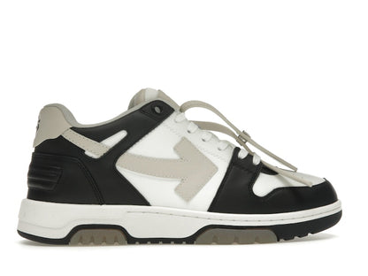 OFF-WHITE Out Of Office OOO Low Tops Black Beige