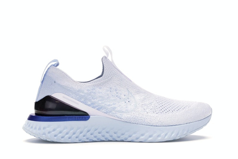 Nike Epic Phantom React Flyknit White Hydrogen Blue (Women's)