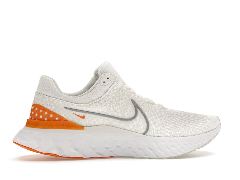 Nike React Infinity Run Flyknit 3 White Grey Kumquat