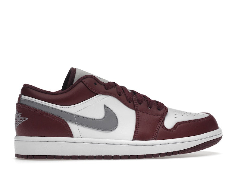 Jordan 1 Low White Bordeaux