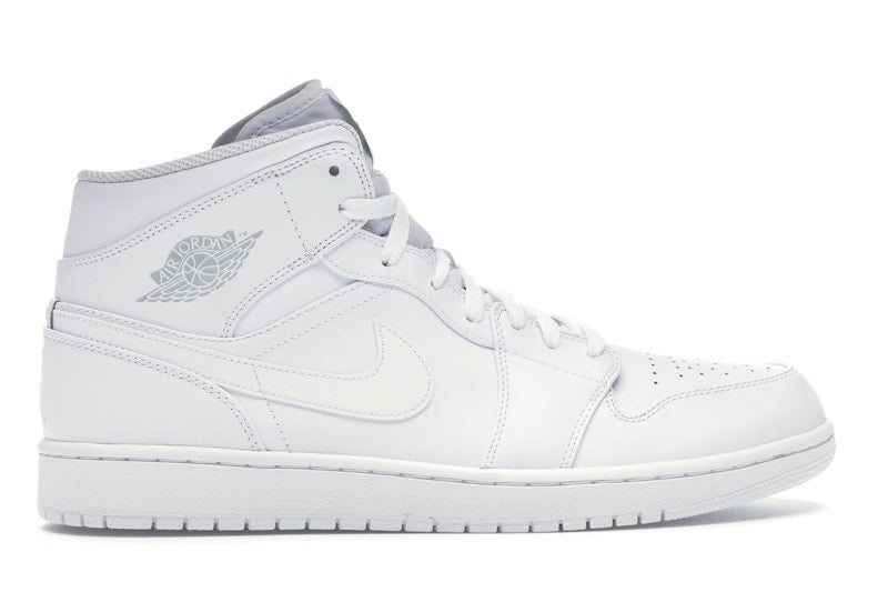 Jordan 1 Mid White/Pure Platinum