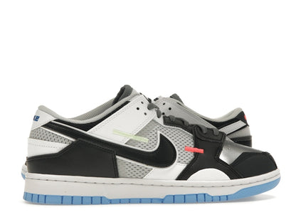 Nike Dunk Low Scrap Black Neutral Grey University Blue White