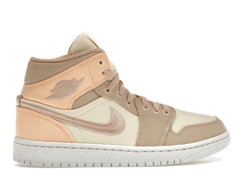 Jordan 1 Mid SE Canvas Khaki (Women's)
