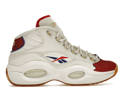 Reebok Question Mid White Red Blue
