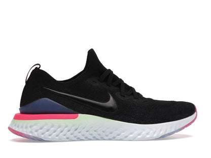 Nike Epic React Flyknit 2 Black Sapphire Hyper Pink