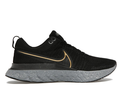 Nike React Infinity Run Flyknit 2 Black Gold