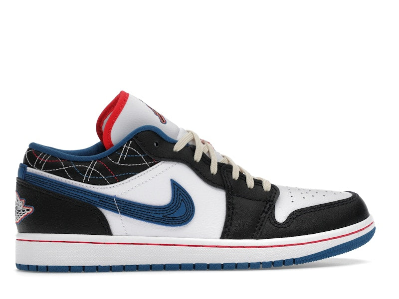 Jordan 1 Low SE Industrial Blue Sashiko