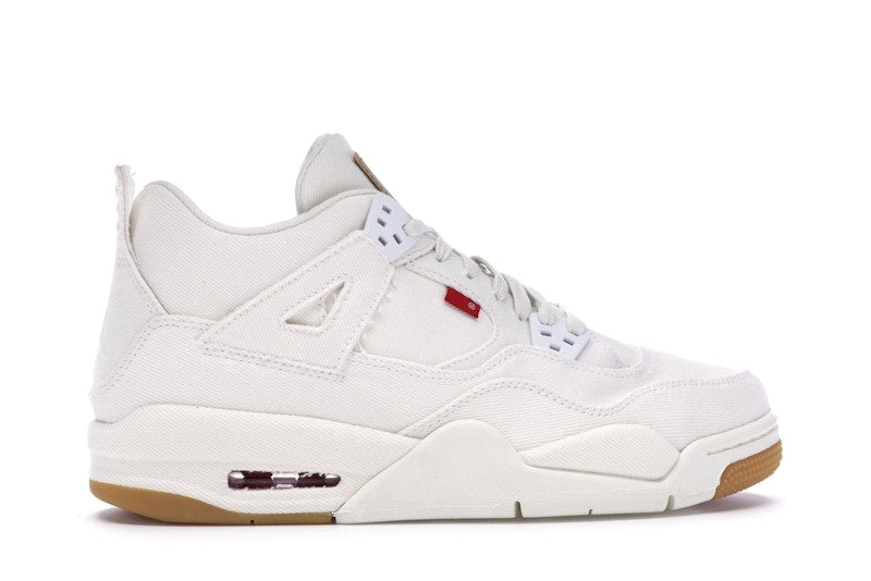 Jordan 4 Retro Levi's White (GS) (Blank Tag)