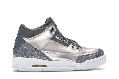 Jordan 3 Retro Premium Heiress Metallic Silver (GS)