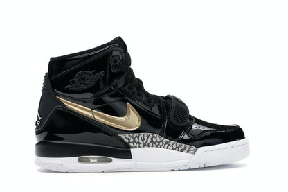 Jordan Legacy 312 Black Gold Patent (GS)