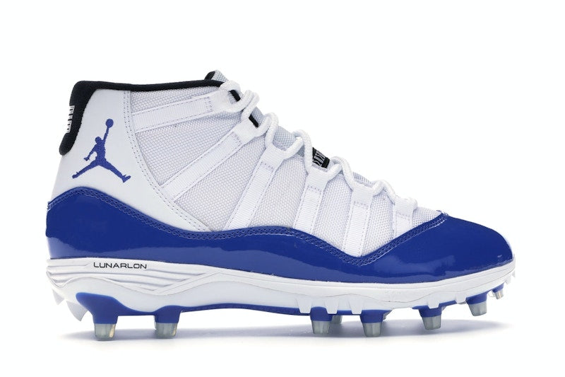 Jordan 11 Retro Cleat White Royal