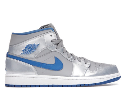 Jordan 1 Mid Wolf Grey Sport Blue