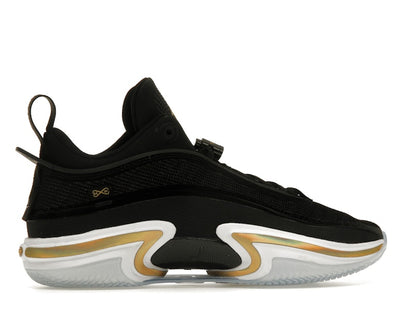 Jordan 36 Low Black Gold (Clear Sole)