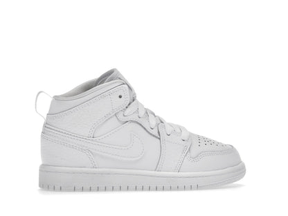 Jordan 1 Mid Triple White (2021) (PS)