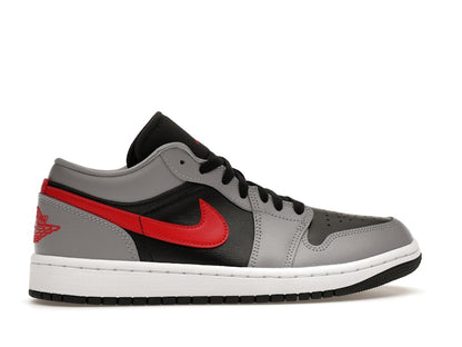 Jordan 1 Low Cement Grey Fire Red (Women's)