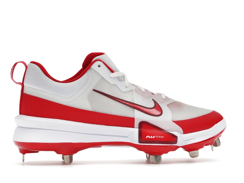 Nike Force Zoom Trout 9 Pro White Team Red University Red