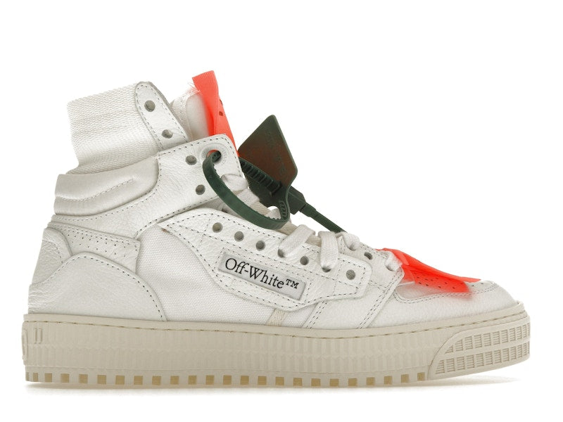 OFF-WHITE Off Court 3.0 Leather Canvas White White Orange (Women's)