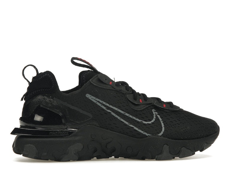 Nike React Vision Black Grey Swoosh