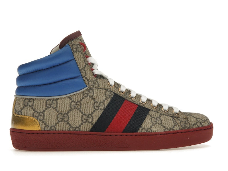 Gucci Ace GG High Top Beige Ebony