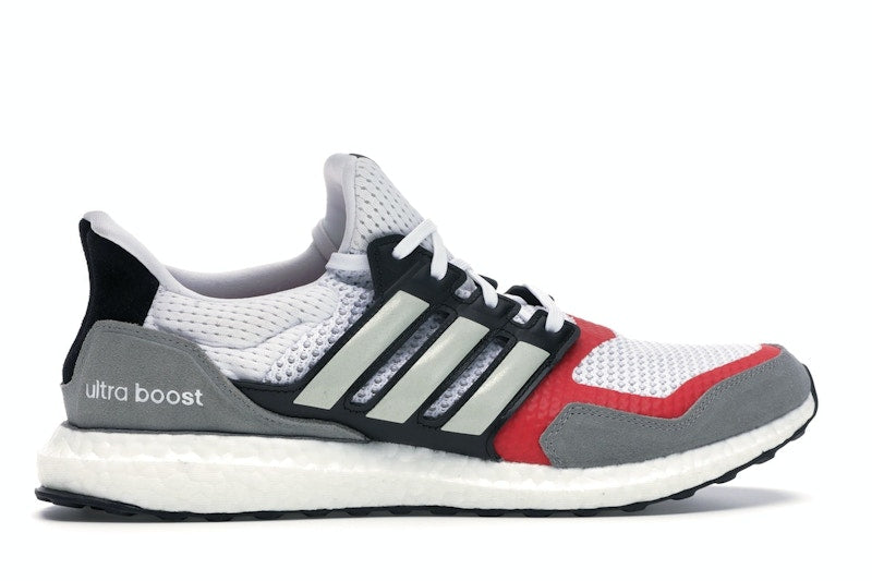 adidas Ultra Boost S&L White Grey Scarlet