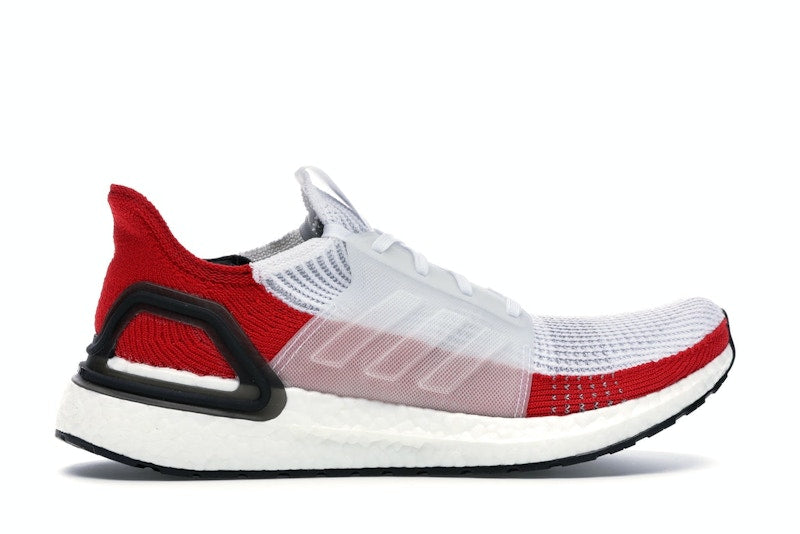 adidas Ultra Boost 19 White Scarlet