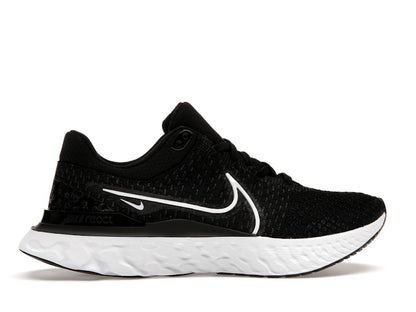 Nike React Infinity Run Flyknit 3 Black White