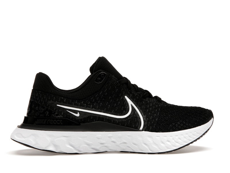 Nike React Infinity Run Flyknit 3 Black White
