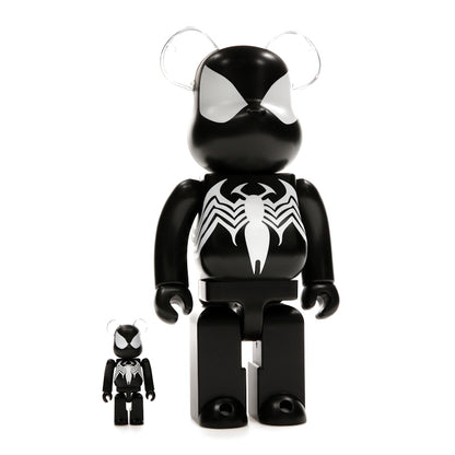Bearbrick x Marvel Spider-Man Black Costume 100% & 400% Set