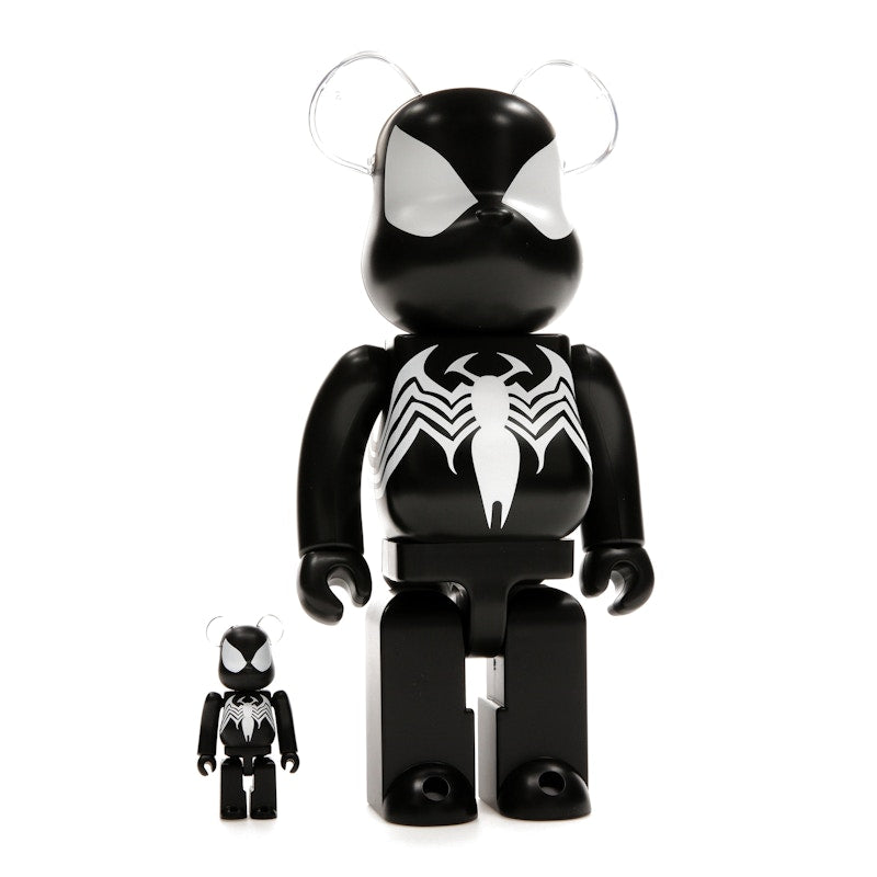 Bearbrick x Marvel Spider-Man Black Costume 100% & 400% Set