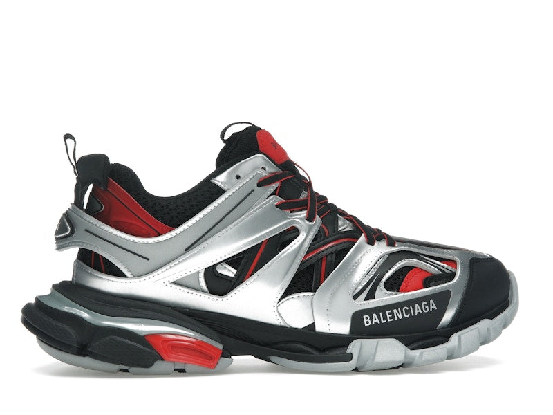 Balenciaga Track Black Red White Silver